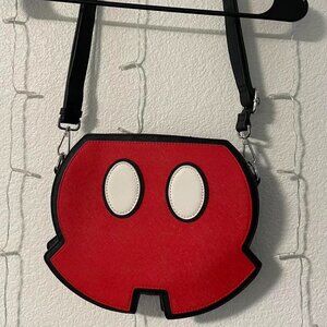 Mickey Mouse shorts Loungefly crossbody bag